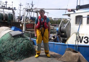 Cian Daniels crewman and fisherman
